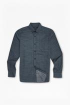 French Connection Blurred Overlay Checked Shirt