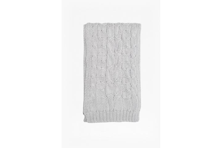 French Connection Aran Knit Scarf