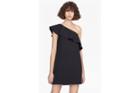 French Connection Whisper Ruth One Shoulder Ruffle Dress