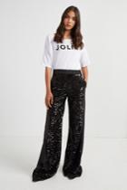 French Connenction Alodia Sequin Flared Trousers