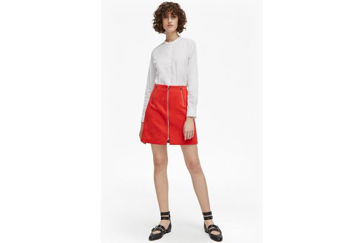 French Connection Ellef Suedette Mini Skirt