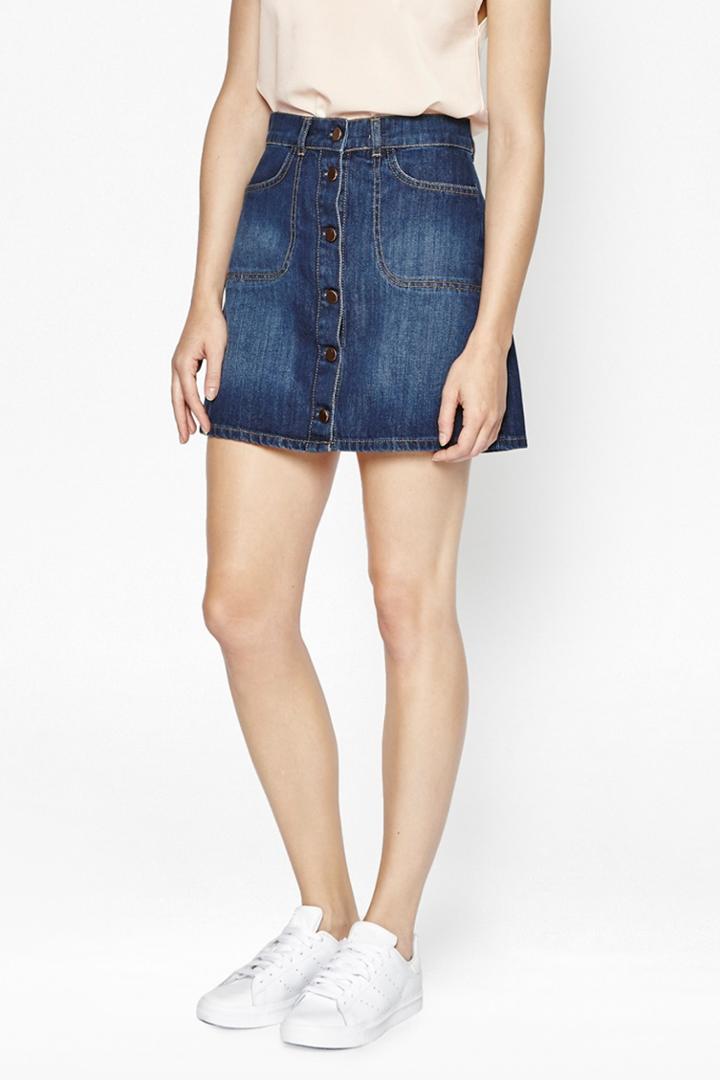 French Connection Mia Denim Mini Skirt
