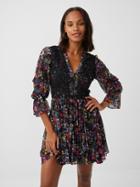 French Connection Alaina Lace Mix Dress