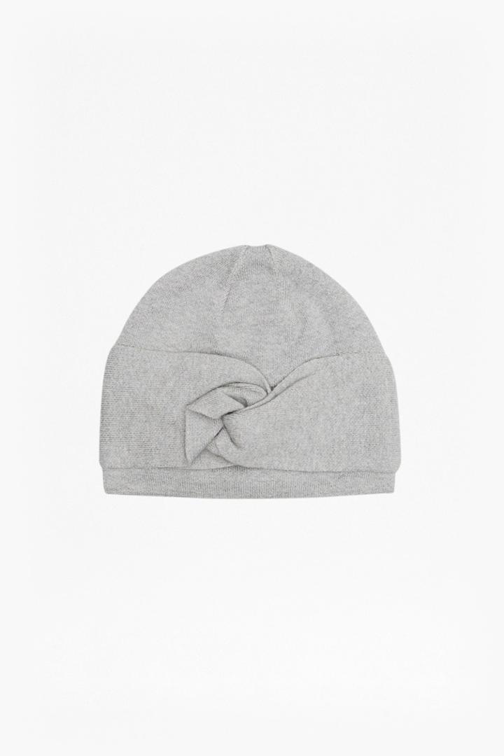 French Connection Doreen Twist Bow Beanie Hat