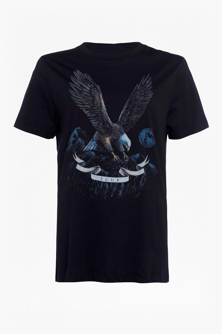 French Connection Eagle Graphic T-shirt