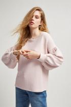 French Connenction Ellen Textured Balloon Sleeve Sweater
