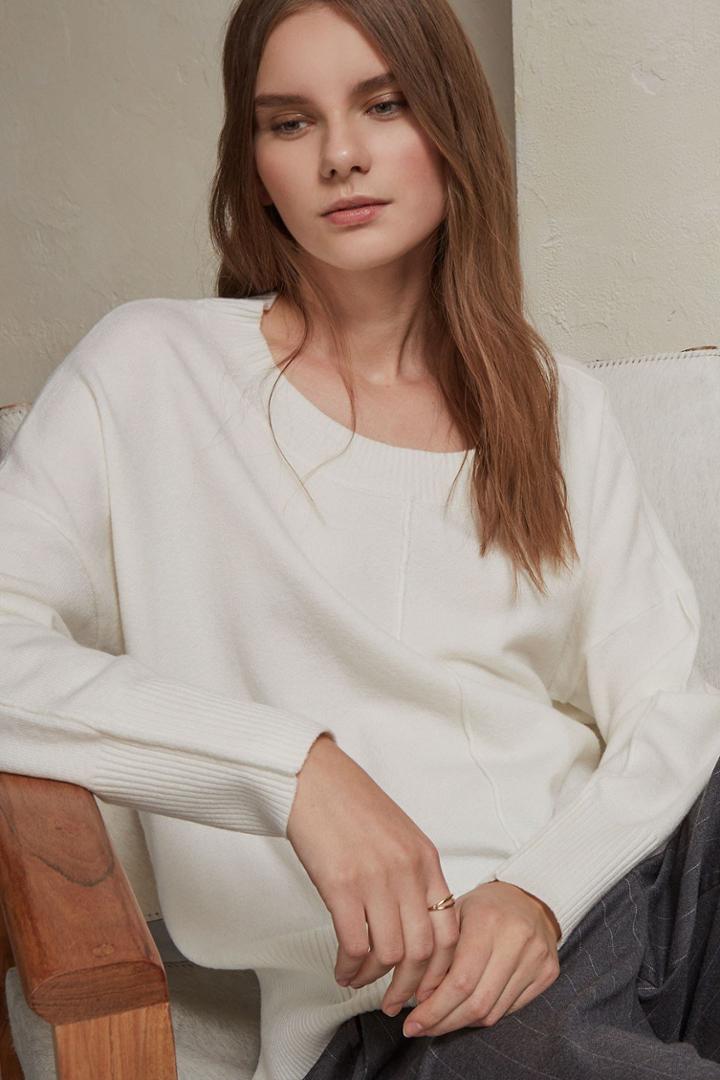 Fcus Della Vhari Long Sleeved Crew Neck Jumper