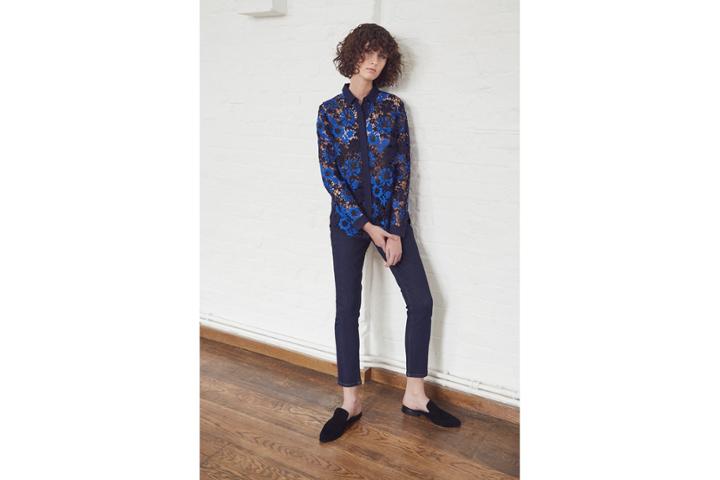 French Connection Musea Lace Classic Shirt