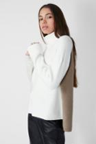 French Connection Flossy High Neck Color Block Sweater