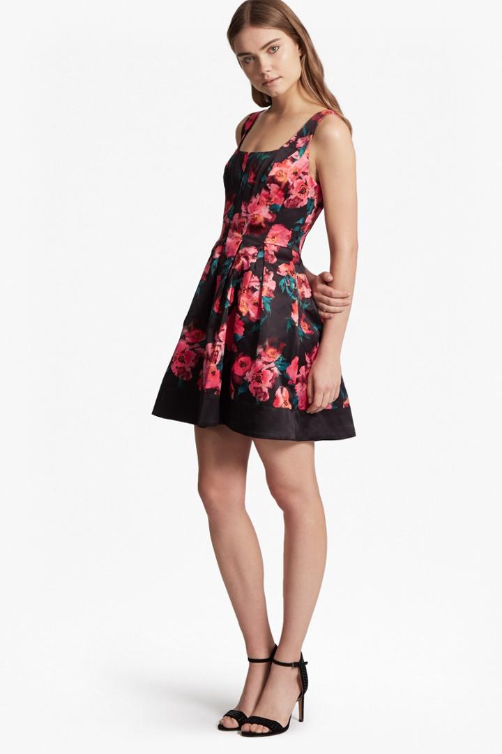 French Connection Allegro Poppy Satin Strappy Dress