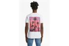 French Connection Sunset Palms Printed Back T-shirt