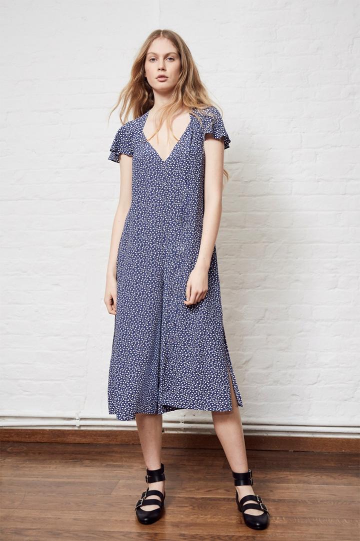 French Connenction Elao Drape Long Jumpsuit