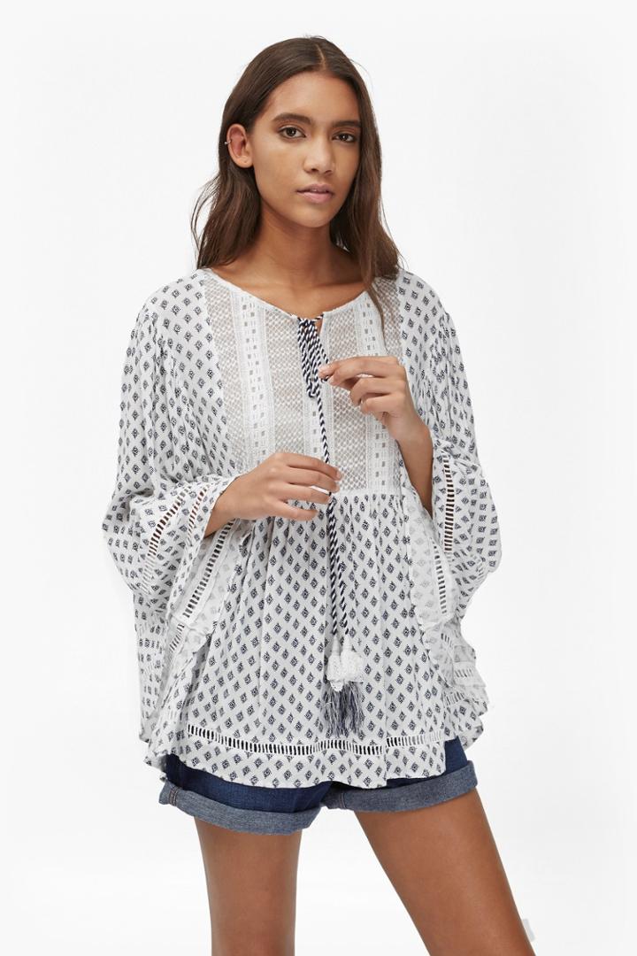 French Connection Ava Tile Gypsy Top