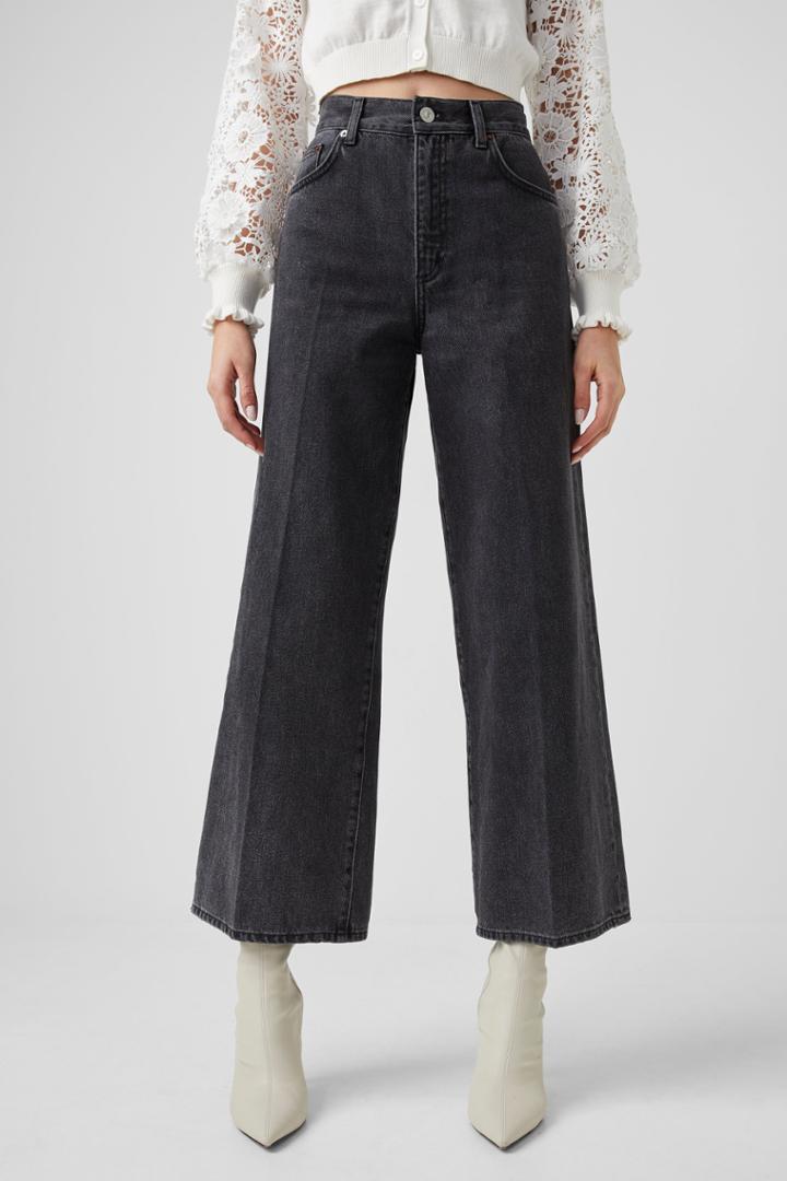 French Connection Piper Organic Denim Wide Leg Jeans