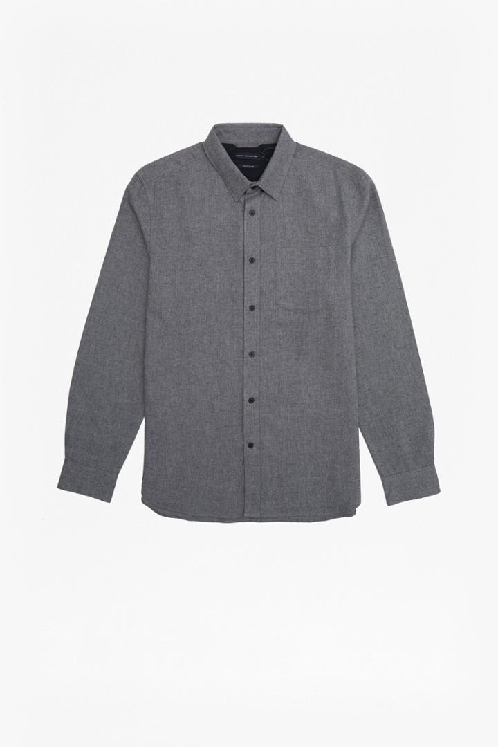  Melange Flannel Shirt