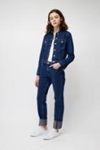 French Connenction Macee Micro Western Denim Jacket