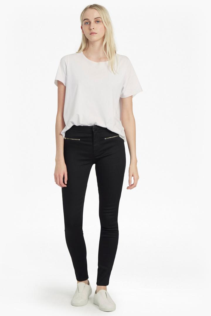 French Connenction Power Stretch Zip Skinny Jeans