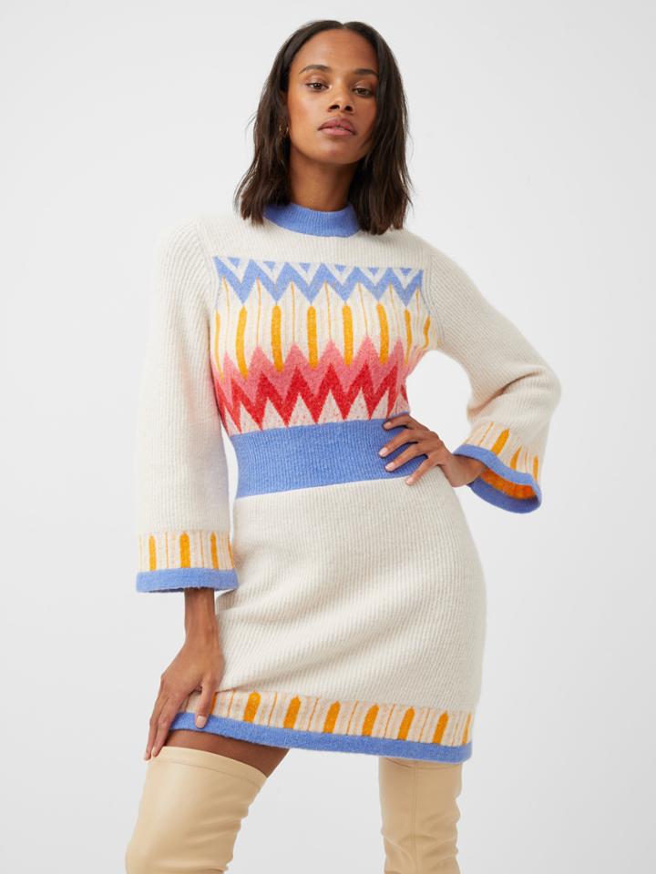 French Connection Neya Fairisle Dress