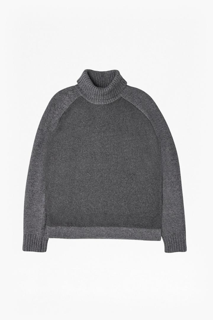 French Connection Melton Knit Turtle Neck Jumper