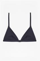 French Connection Core Textured Triangle Bikini Top
