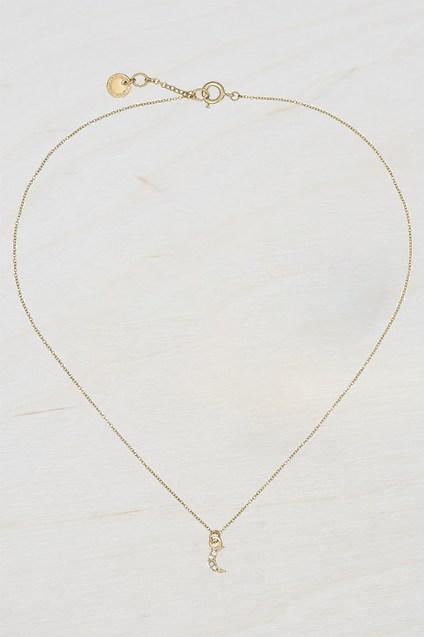 French Connenction Mini Moon Necklace