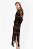 French Connection Petra Lace Beau Midi Dress