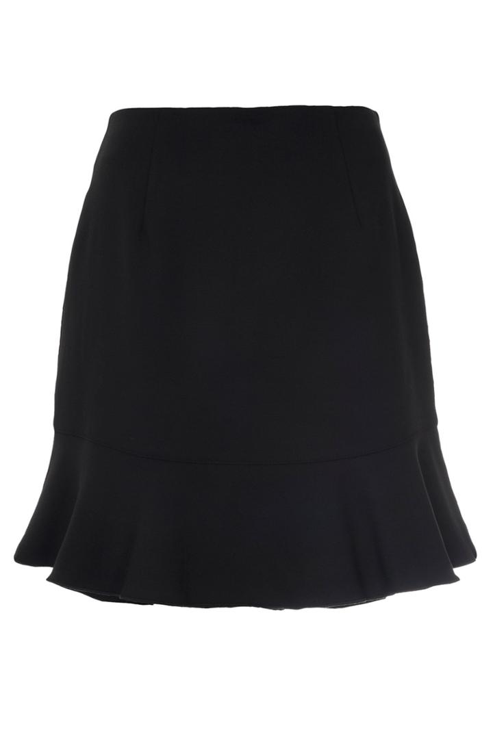 French Connection Whisper Fluted Hem Skirt