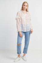 French Connenction Florence Crinkle Blouse