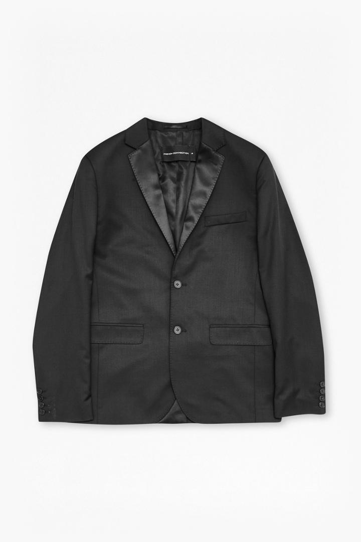 French Connection Wool Tux Slim Blazer