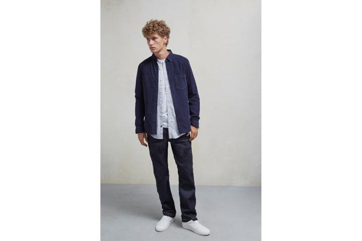 French Connection 28 Wales Long Sleeved Corduroy Shirt