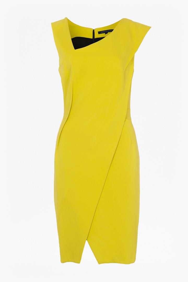 French Connection Lula Stretch Asymmetric Dress