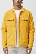  Micro Cord Padded Shacket