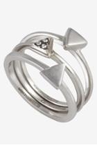French Connection Mini Triangle Rings