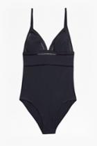 French Connenction Ladder One Piece Swimsuit