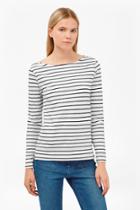 French Connection Tim Tim Long Sleeve Striped Top