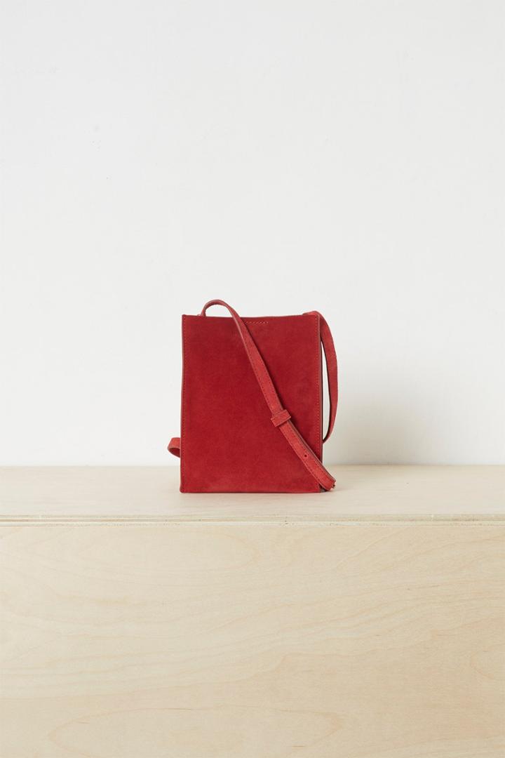 French Connenction Seda Suede Crossbody Bag