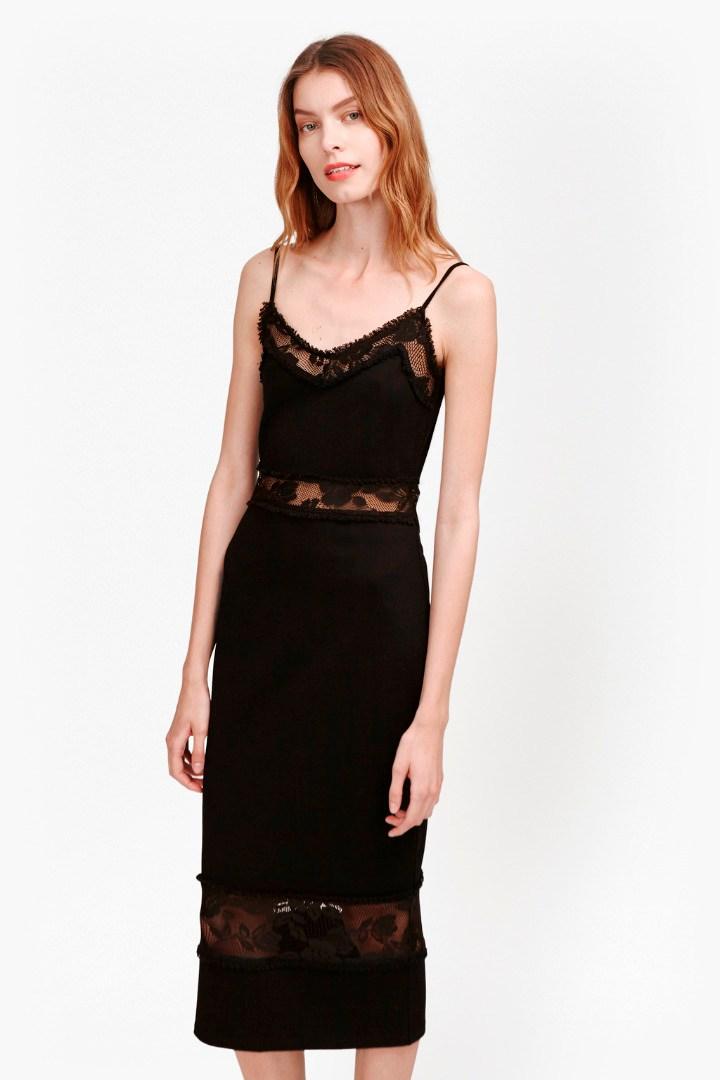 French Connection Lucky Layer Strappy Lace Dress