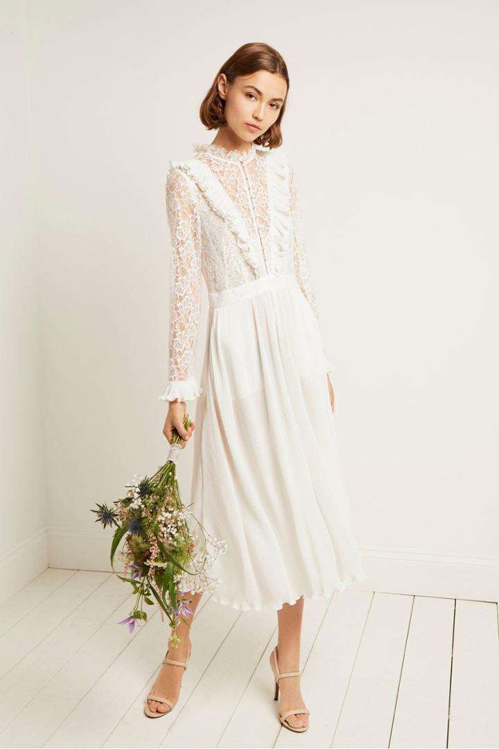 French Connenction Clandre Vintage Lace Jumpsuit