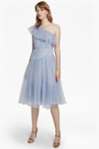 Fcus Luna Sparkle One Shoulder Flared Dress
