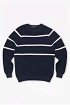 French Connection Engineered Striped Ottoman Jumper