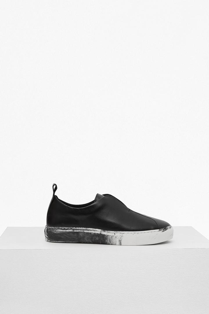 French Connenction Sara Marble Sole Trainers