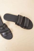 French Connenction Mai Studded Leather Sandal