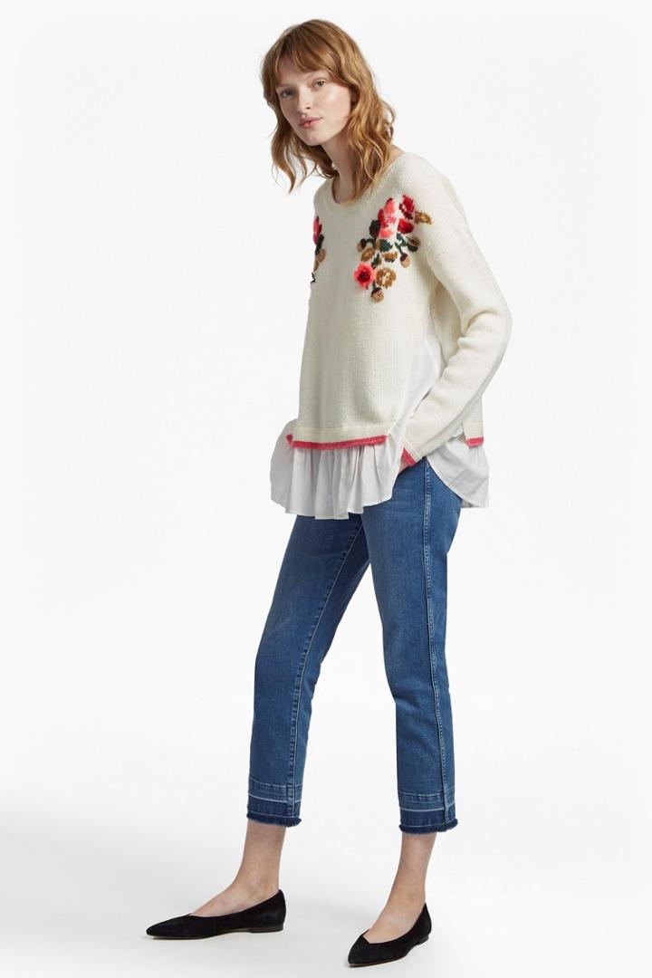 Fcus Vienna Knit Embroidered Jumper