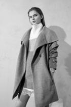French Connenction Bennie Wool Wide Collar Coat