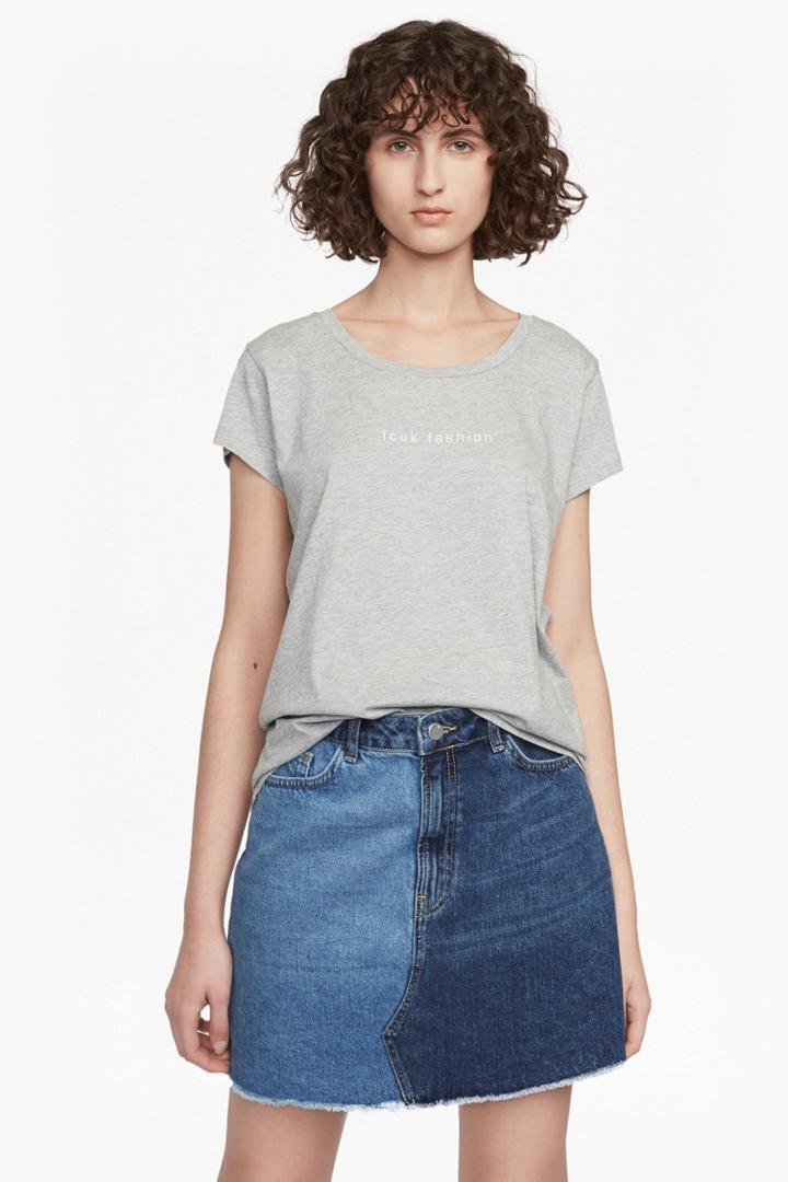 French Connenction Fcuk Fashion Short Sleeved T Shirt