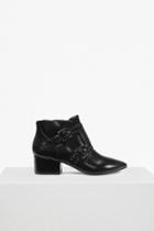 French Connection Roree Double Buckle Stud Leather Boots