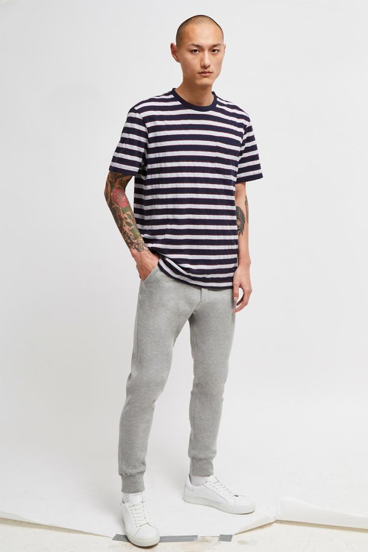 French Connenction Melange Stripe Relaxed T-shirt