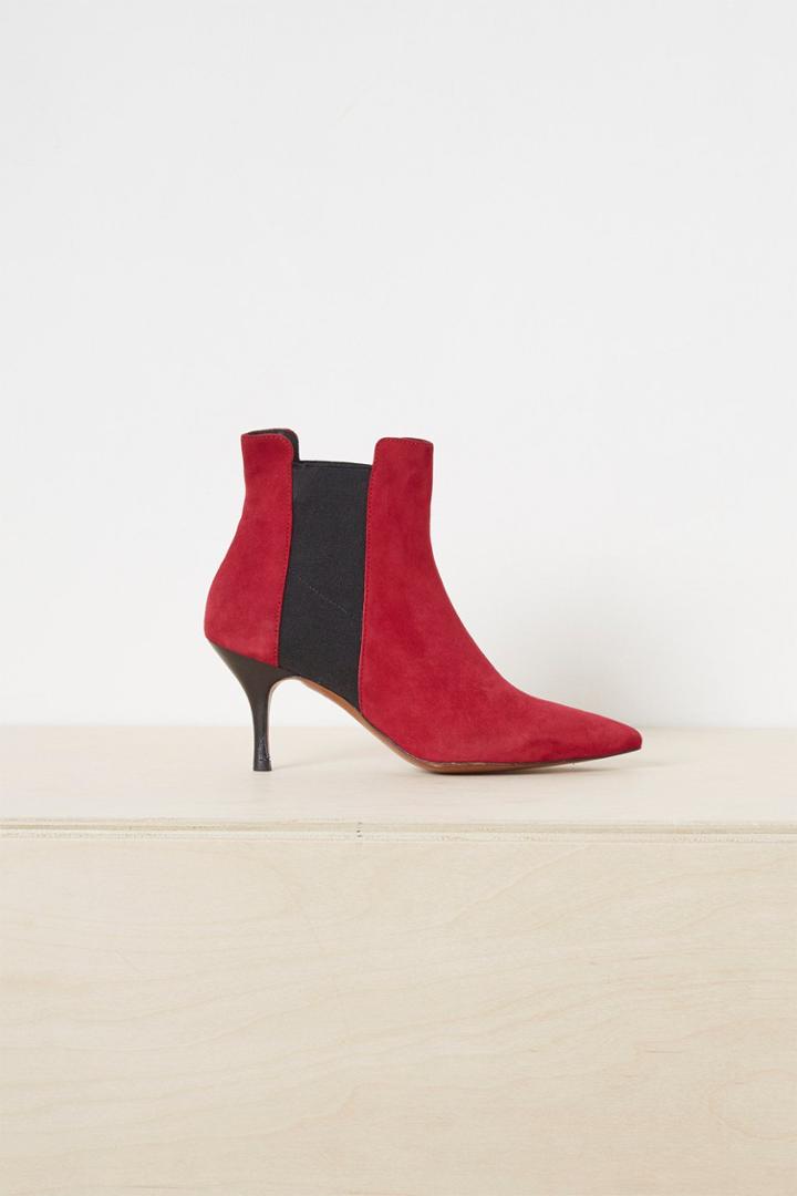 French Connenction Jojo Suede Chelsea Pointy Boots