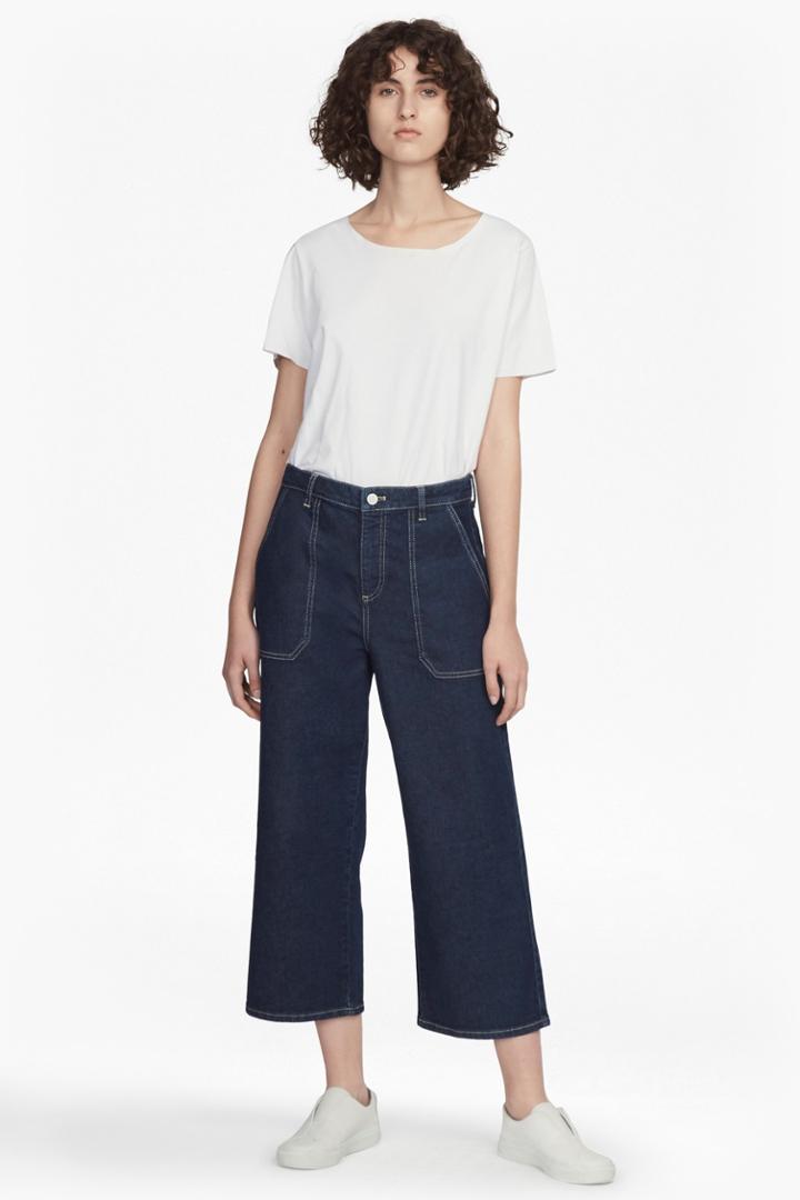 Fcus Cargo Twill Wide Leg Culottes