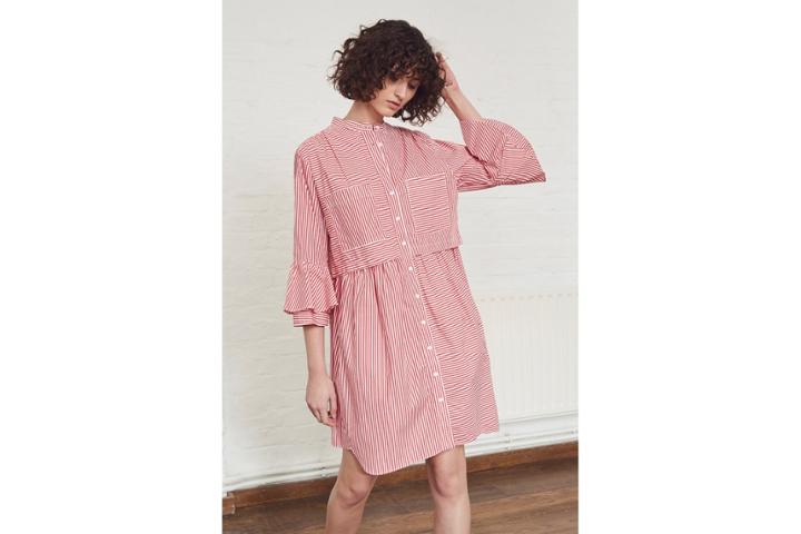 French Connection Summer Oversized Striped Shirt